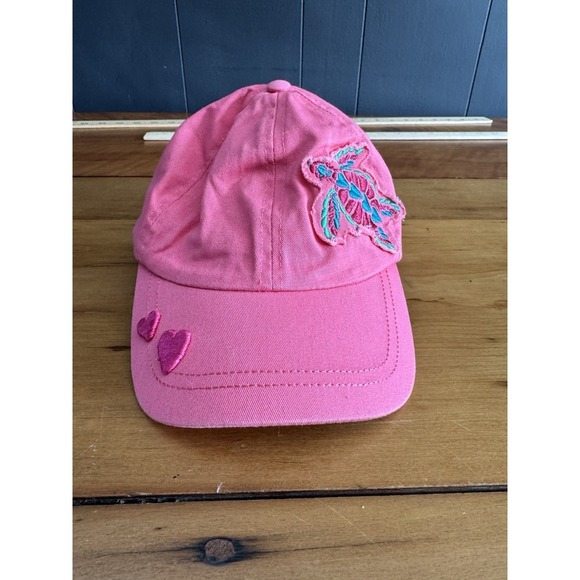 Pink Embroidered Women's Cap - Picture 1 of 8
